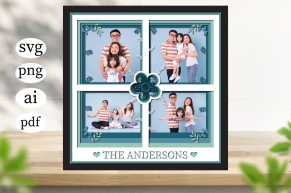 3D Family Photo Frame Gallery Shadow Box 3D SVG and Shadow Boxes Review