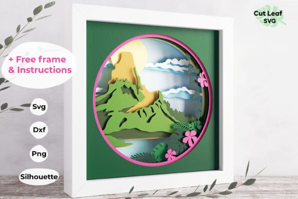 3D Hawaii Shadow Box, Ocean, Aloha: 3D SVG and Shadow Boxes Review