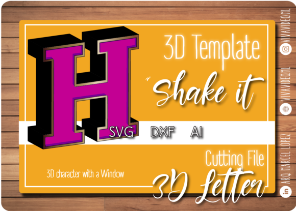 3D Letter with Window H Review: 3D SVG Shapes for Crafters