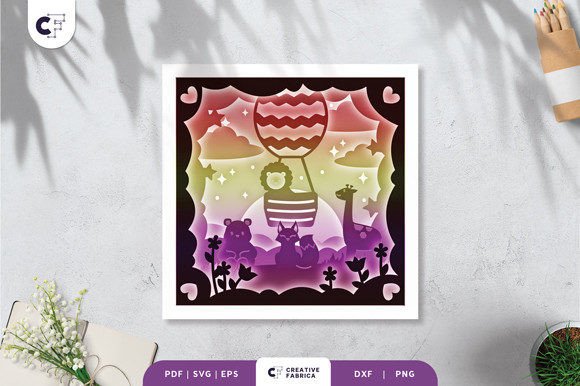 Animal Baby Shower 3D SVG Review