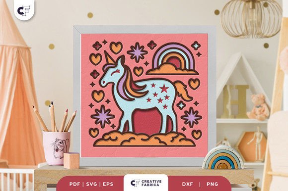 Baby Girl Nursery Room 3D Paper Cut: A Designer’s Take on 3D SVG Branding