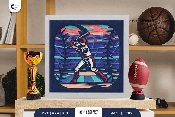 Baseball Batter 3D Shadow Box: A Designer’s Review for Lifestyle And Hobbies Projects
