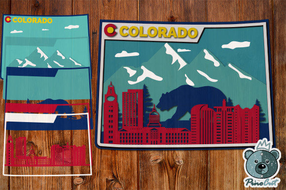 Colorado, 3D Layered Tropical: A Designer’s Review for Shadow Boxes and 3D SVG Projects