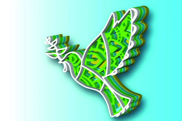 Dove, 4 Layers, 3D Mandala: Laser Cutting Ornaments Review