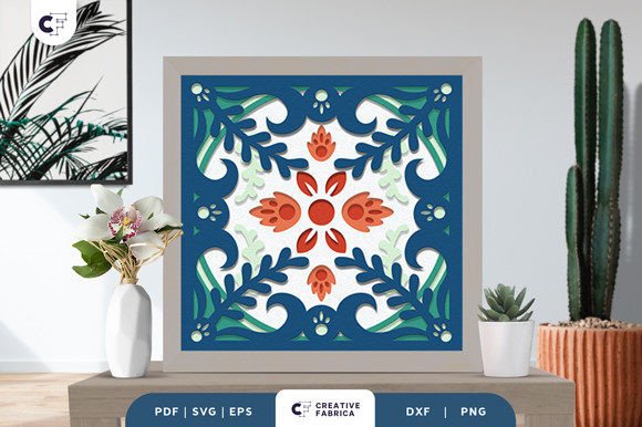 Folk Art Flowers 3D Shadow Box Paper Cut: A Seasonal 3D SVG Review for Sellers