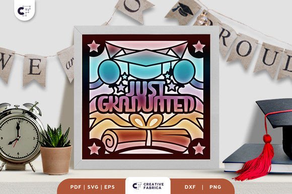 Just Graduated 3D Shadow Box Paper Cut: A Publisher’s Review