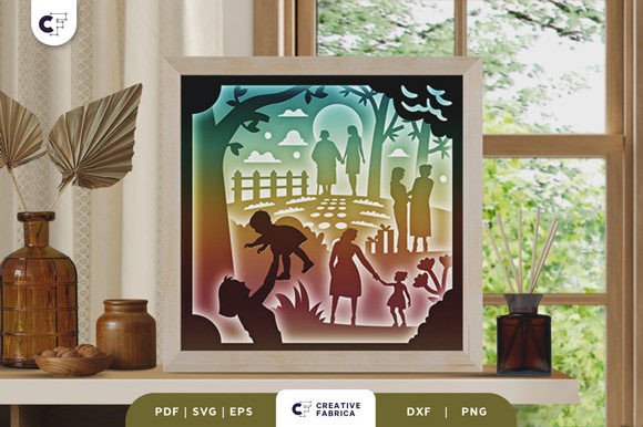 Motherhood and Daughter Life 3D Papercut: A Brand Designer’s Review of This 3D SVG for Holidays