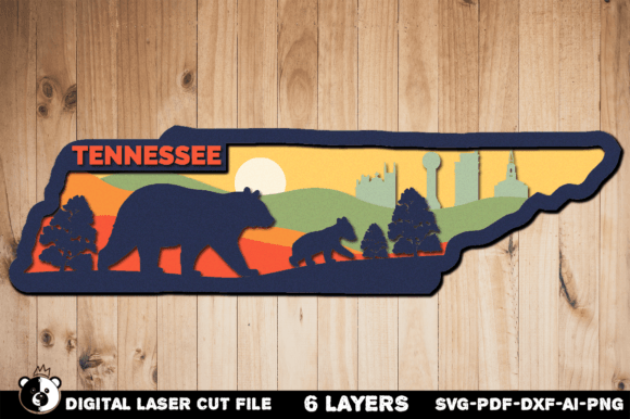Tennessee SVG, 3D Layered Laser Cut File: A Publisher’s Review