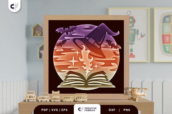 Wizard with Magic Book 3D Paper Cut: A Fantasy And Fairy Tales 3D SVG Review